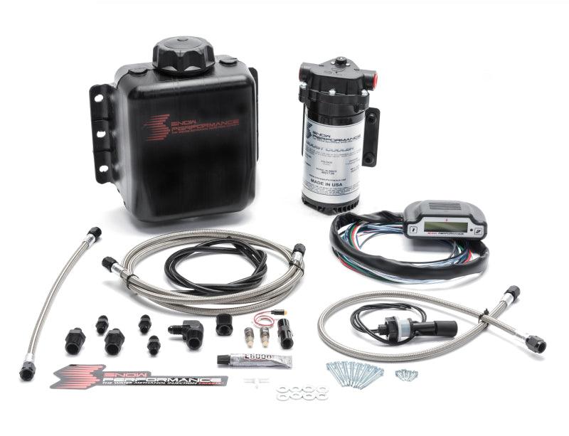 Snow Performance Stg 3 Boost Cooler DI 2D MAP Prog. Water Injection Kit (SS Braided Line & 4AN) - Corvette Realm