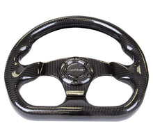 Load image into Gallery viewer, NRG Carbon Fiber Steering Wheel (320mm) Flat Bottom w/Shiny Black Carbon - Corvette Realm
