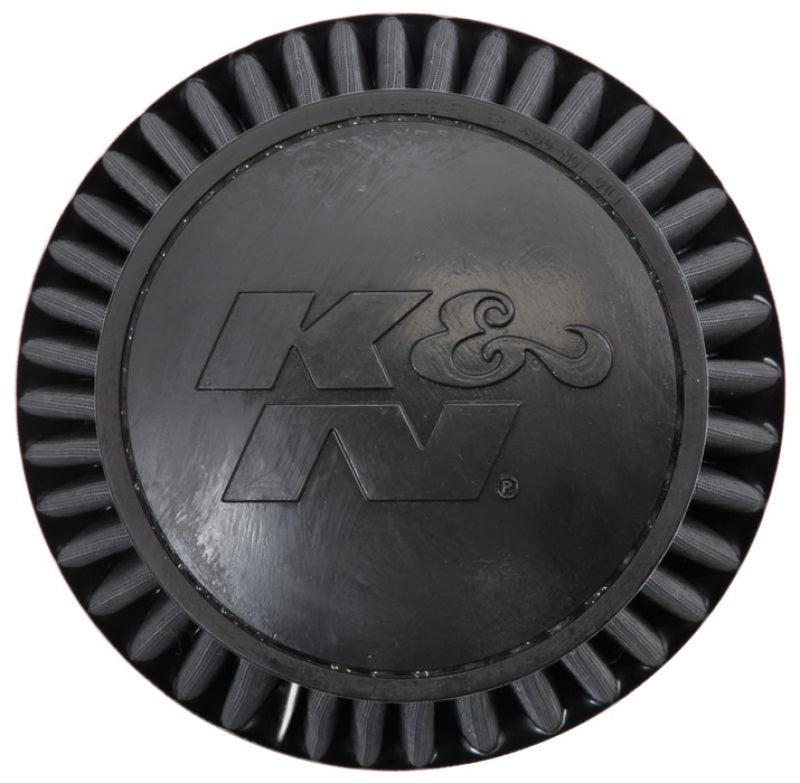 K&N Universal Rubber Filter Round Tapered 6in Flange ID x 7.5in Base OD x 5.25in Top OD x 6in Height - Corvette Realm