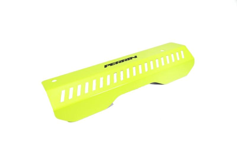 Perrin 22-23 Subaru WRX Pulley Cover (Short Version - Works w/AOS System) - Neon Yellow - Corvette Realm
