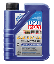 Load image into Gallery viewer, LIQUI MOLY 1L Leichtlauf (Low Friction) High Tech Motor Oil SAE 5W40 - Corvette Realm