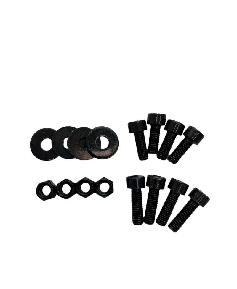 Sparco Seat Hardware Spacer Kit Bottom Mount - Black Zinc - Corvette Realm