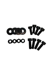 Sparco Seat Hardware Spacer Kit Bottom Mount - Black Zinc - Corvette Realm