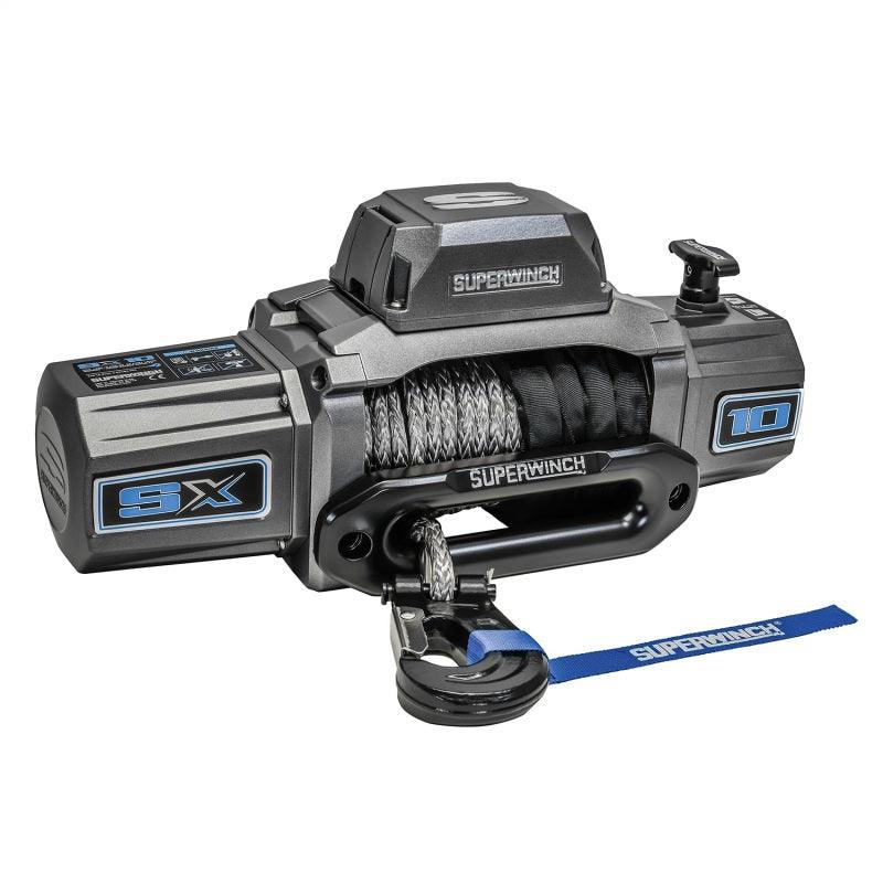 Superwinch 10000 LBS 12V DC 3/8in x 80ft Synthetic Rope SX 10000 Winch - Corvette Realm