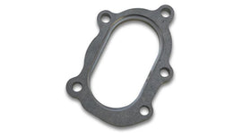Vibrant GT25R / GT28R Discharge Flange with Oval Outlet (5 Bolt) Mild Steel 1/2in Thick - Corvette Realm
