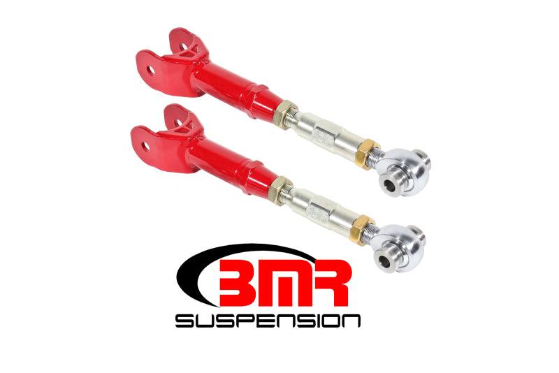 BMR 16-17 6th Gen Camaro Upper Trailing Arms w/ On-Car Adj. Rod Ends - Red - Corvette Realm