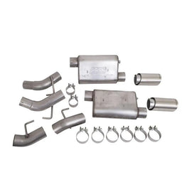 BBK Vari-Tune Axle Back Exhaust Kit 2 Adjustable Performance Mufflers 2-3/4 Pipe 4 in. Tips - Corvette Realm