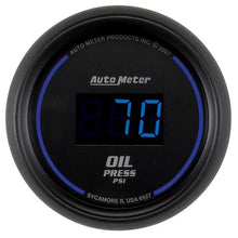 Load image into Gallery viewer, Autometer Cobalt Digital 52.4mm Black 0-100psi Oil Pressure Gauge - Corvette Realm