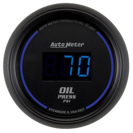 Autometer Cobalt Digital 52.4mm Black 0-100psi Oil Pressure Gauge - Corvette Realm