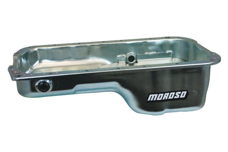 Moroso Honda 2.2/2.3L H Series Stock (w/Oil Drainbacks) Wet Sump 4qt 5.25in Steel Oil Pan - Corvette Realm