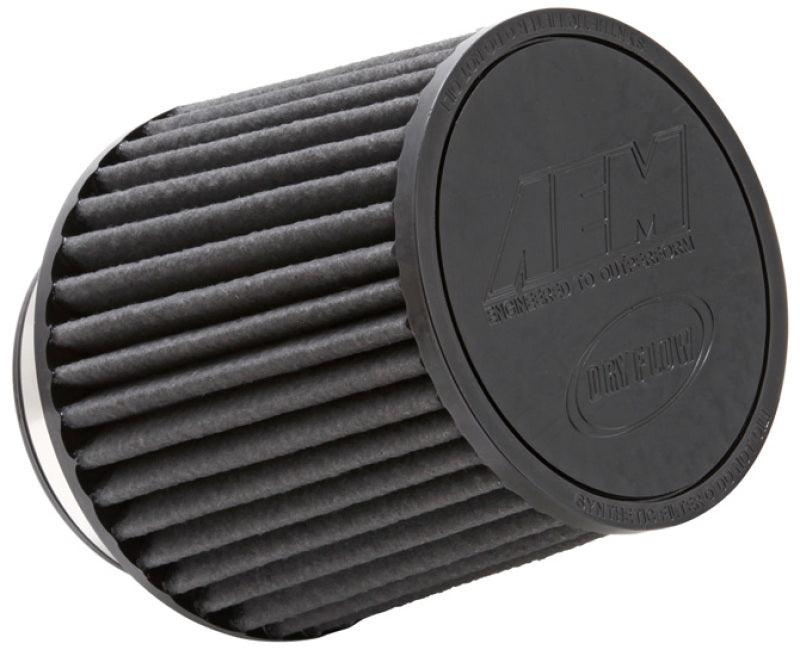 AEM Dryflow Conical Air Filter 6in Base OD x 3.5in Flange ID x 5.25in Height - Corvette Realm