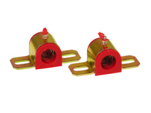 Load image into Gallery viewer, Prothane Universal Greasable Sway Bar Bushings - 26MM - Type B Bracket - Red - Corvette Realm