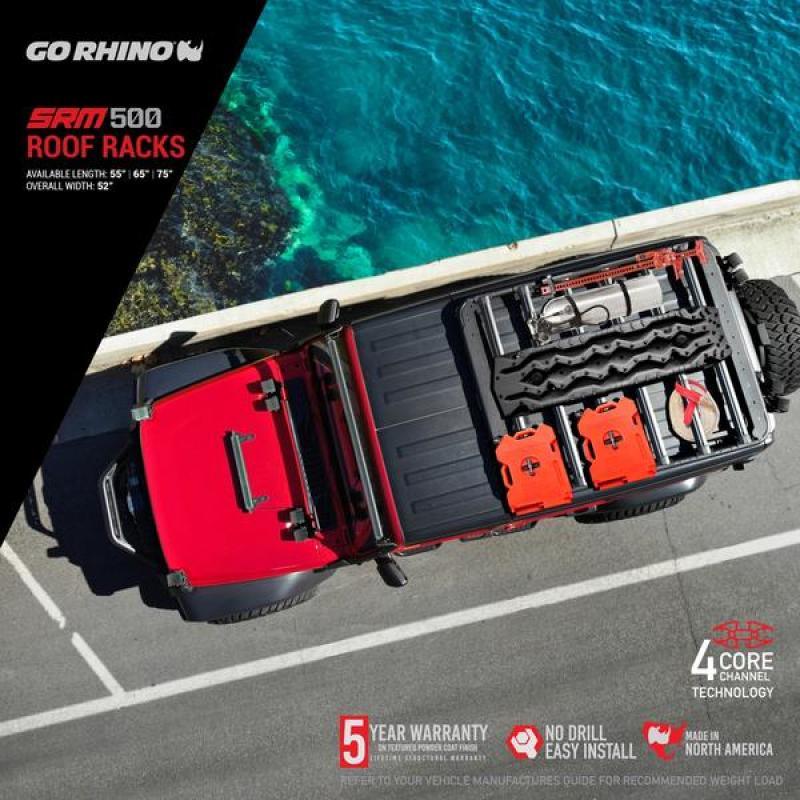 Go Rhino SRM 500 Roof Rack - 75in - Corvette Realm