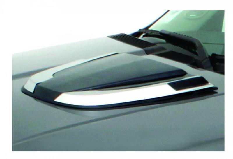 AVS Universal Hood Scoop - Smoke - Corvette Realm