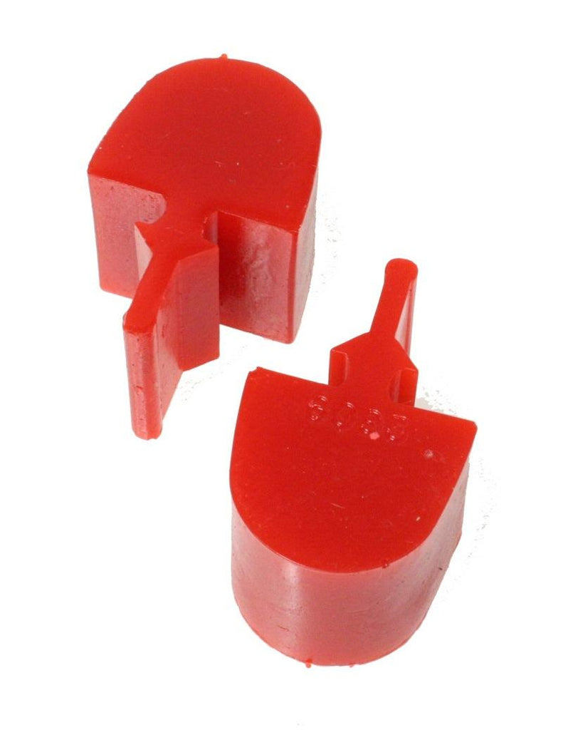 Energy Suspension GM Pull Thru Style Red Bump Stop Set - Corvette Realm