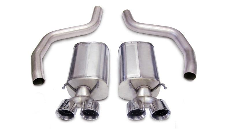 Corsa 06-13 Chevrolet Corvette C6 Z06 7.0L V8 Polished Sport Axle-Back Exhaust - Corvette Realm