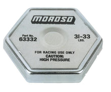 Load image into Gallery viewer, Moroso Racing Radiator Cap - 31-33lbs - Corvette Realm