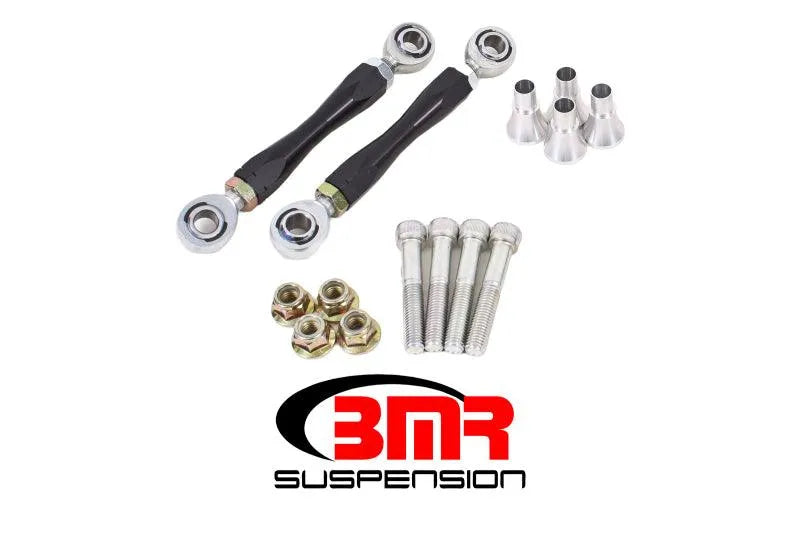BMR 08-17 Challenger Front Sway Bar End Link Kit - Black - Corvette Realm