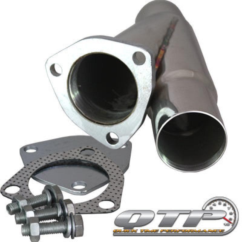 QTP 2.25in Weld-On QTEC Exhaust Cutout Y-Pipe - Corvette Realm