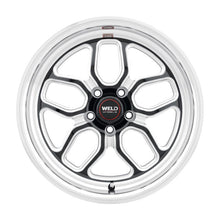 Load image into Gallery viewer, Weld Racing 17x10 Laguna Drag Wheel 5x127 ET38 BS7.00 Gloss BLK MIL DIA 71.5 - Corvette Realm