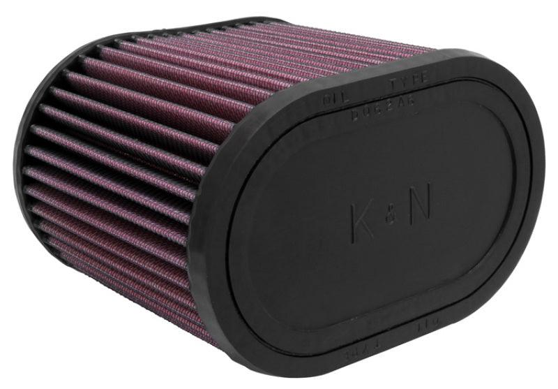 K&N Universal Oval Clamp-On Air Filter 2-3/4in Flange 6-1/4in Length 4in Width 5in Height - Corvette Realm