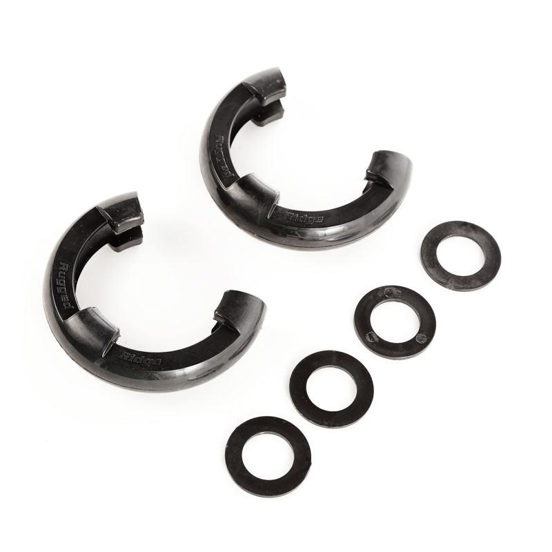 Rugged Ridge Black 3/4in D-Ring Isolator Kit - Corvette Realm