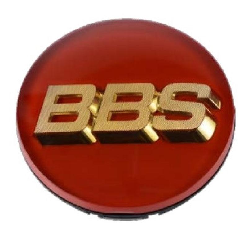 BBS Center Cap 70.6mm Red/Gold (3-tab) (56.24.073) - Corvette Realm