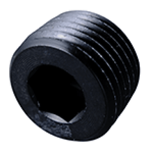 Load image into Gallery viewer, Fragola 1/4 NPT Pipe Plug- Internal Black