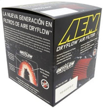 Load image into Gallery viewer, AEM Dryflow 3in. X 5in. Round Tapered Air Filter - Corvette Realm