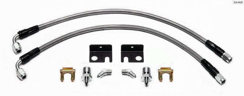 Wilwood Flexline Kit 00-04 PT Cruiser/Neon SRT/4 w/ Forged Dynalite Caliper - Corvette Realm