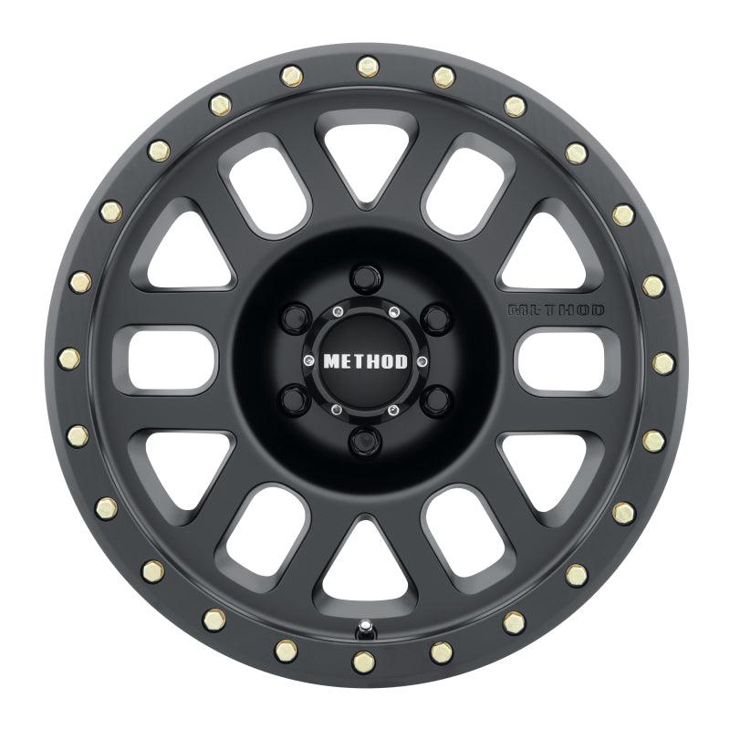 Method MR309 Grid 17x8.5 0mm Offset 6x120 83mm CB Matte Black Wheel - Corvette Realm