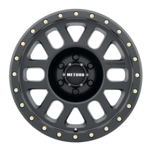 Load image into Gallery viewer, Method MR309 Grid 17x8.5 0mm Offset 6x120 83mm CB Matte Black Wheel - Corvette Realm