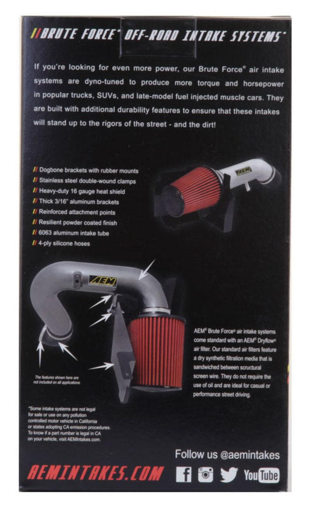 AEM 3.5 inch x 9 inch DryFlow Conical Air Filter - Corvette Realm