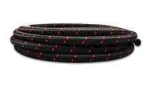 Load image into Gallery viewer, Vibrant -8 AN Two-Tone Black/Red Nylon Braided Flex Hose (10 foot roll) - Corvette Realm