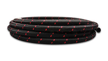 Load image into Gallery viewer, Vibrant -12 AN Two-Tone Black/Red Nylon Braided Flex Hose (5 foot roll) - Corvette Realm