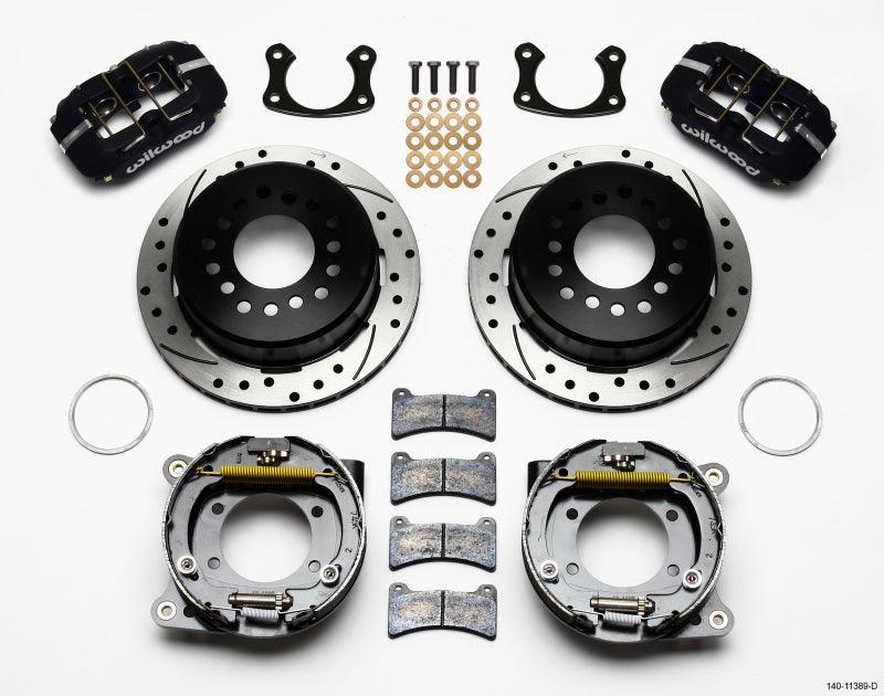 Wilwood Dynapro Low-Profile 11.00in P-Brake Kit Drilled New Big Ford 2.50in Offset - Corvette Realm