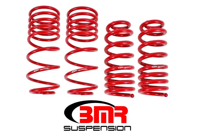 BMR 93-02 F-Body Handling Version Lowering Spring Kit (Set Of 4) - Red - Corvette Realm