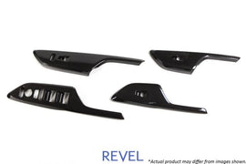 Revel GT Dry Carbon Window Switch Panels (FL/FR/RL/RR) 16-18 Honda Civic - 4 Pieces - Corvette Realm