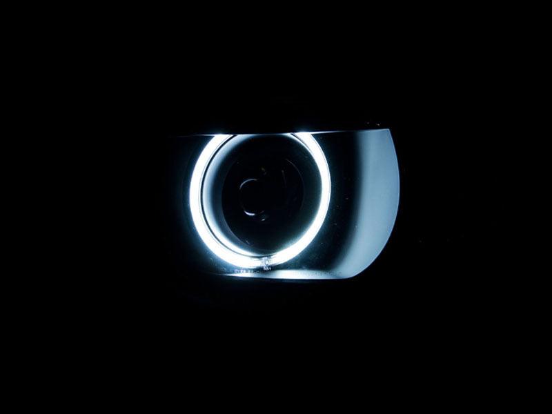ANZO 2010-2013 Chevrolet Camaro Projector Headlights w/ Halo Black (CCFL) - Corvette Realm
