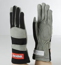 Load image into Gallery viewer, RaceQuip Black 1-Layer SFI-1 Glove - Large - Corvette Realm