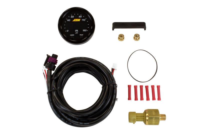 AEM X-Series 0-150 Oil Pressure Gauge Kit - Corvette Realm