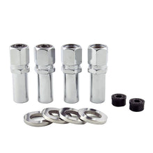 Load image into Gallery viewer, McGard Hex Lug Nut (Drag Racing X-Long Shank) 1/2-20 / 13/16 Hex / 2.475in. Length (4-Pack) - Chrome - Corvette Realm