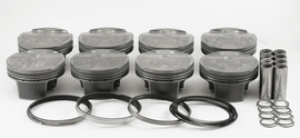 Mahle MS Piston Set of 8 Ford 5.2L Voodoo 315cid 3.710in Bore 3.661 Stk 5.9 Rod .827 Pin 7.8cc 12CR - Corvette Realm