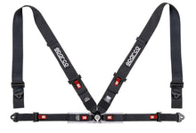 Load image into Gallery viewer, Sparco Belt 4Pt 3in/2in Competition Harness - Black - Corvette Realm