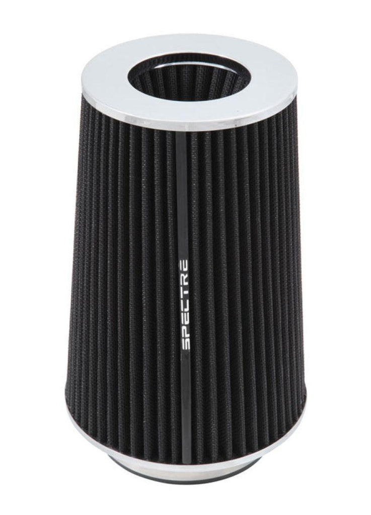 Spectre Adjustable Conical Air Filter 9-1/2in. Tall (Fits 3in. / 3-1/2in. / 4in. Tubes) - Black - Corvette Realm