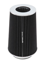 Load image into Gallery viewer, Spectre Adjustable Conical Air Filter 9-1/2in. Tall (Fits 3in. / 3-1/2in. / 4in. Tubes) - Black - Corvette Realm