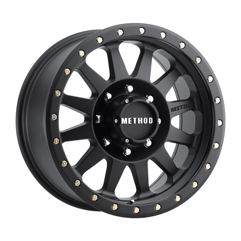 Method MR304 Double Standard 20x10 -18mm Offset 8x170 130.81mm CB Matte Black Wheel - Corvette Realm