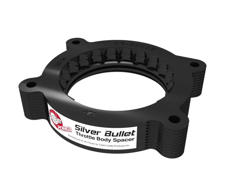 aFe 2020 Vette C8 Silver Bullet Aluminum Throttle Body Spacer / Works With Factory Intake Only - Blk - Corvette Realm