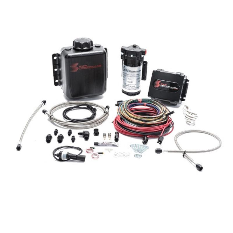 Snow Performance Stg 4 Boost Cooler Platinum Water Injection Kit (w/SS Braid Line and 4AN Fitting) - Corvette Realm