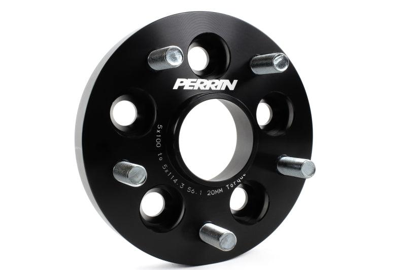 Perrin Wheel Adapter 20mm Bolt-On Type 5x100 to 5x114.3 w/ 56mm Hub (Set of 2) - Corvette Realm